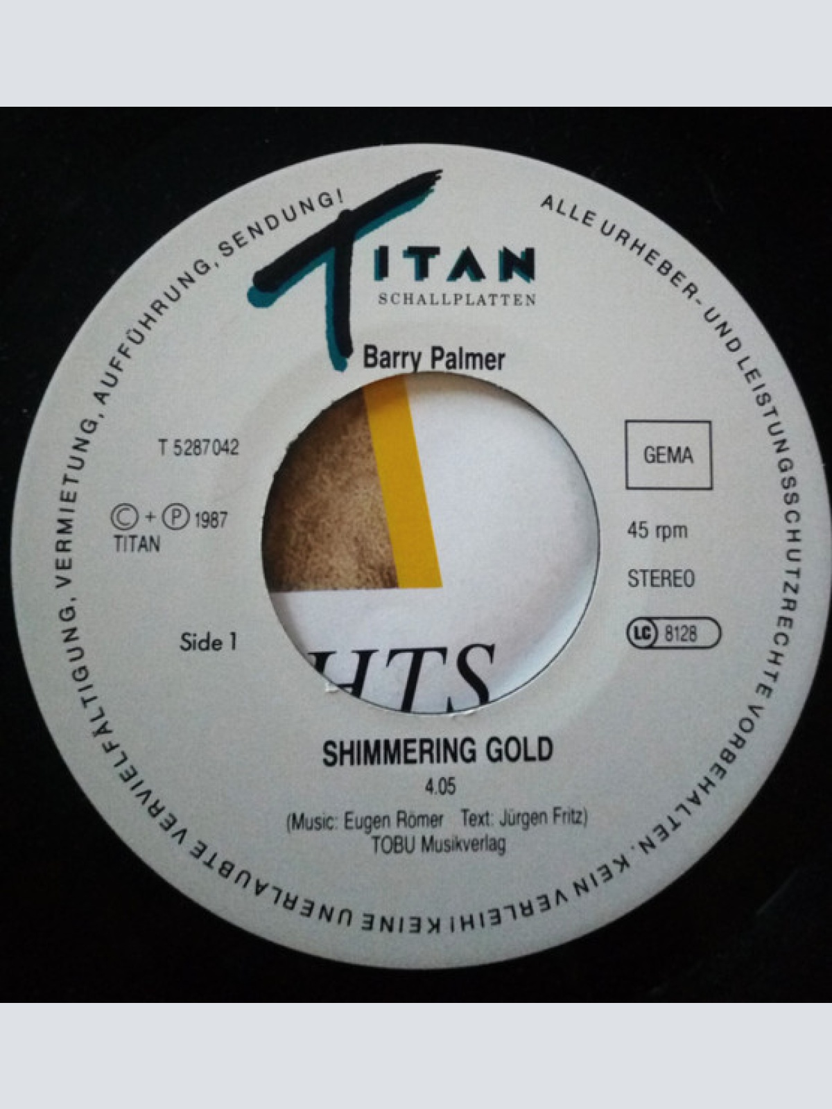 Vinyl / Barry Palmer - Shimmering Gold