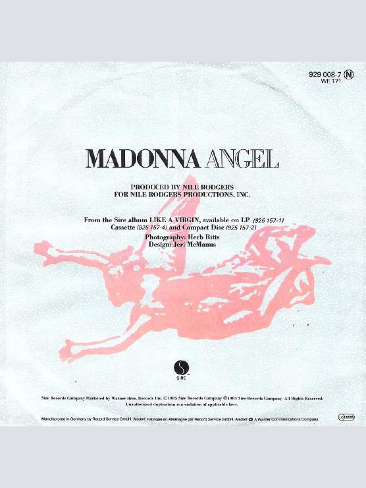 Vinyl / Madonna - Angel