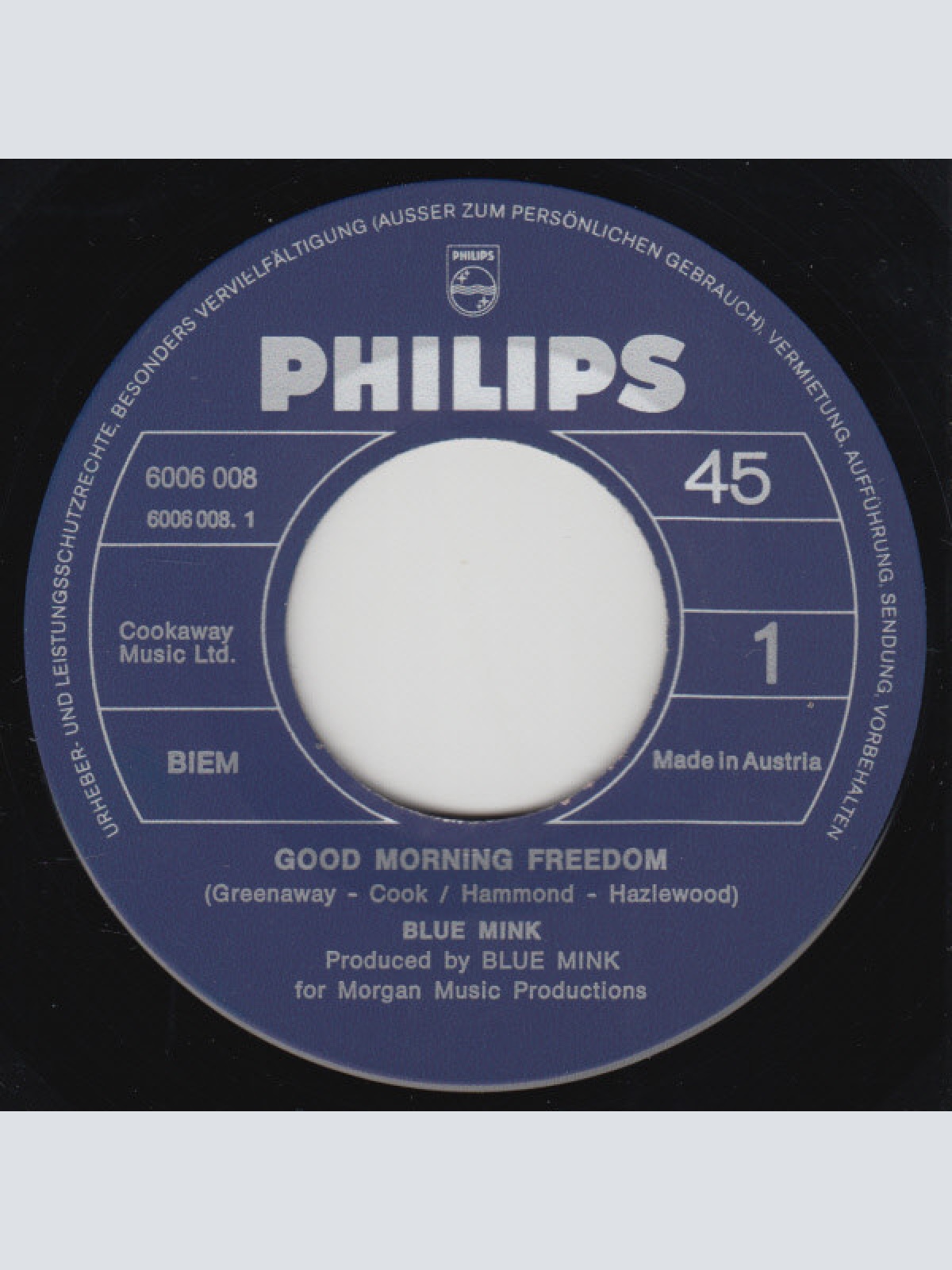 Vinyl / Blue Mink - Good Morning Freedom