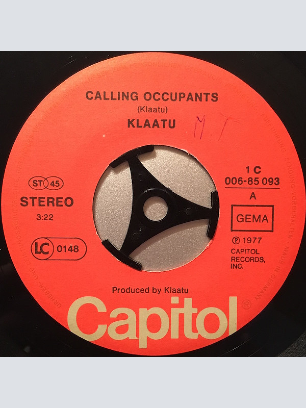 Vinyl / Klaatu - Calling Occupants / Sub-Rosa Subway
