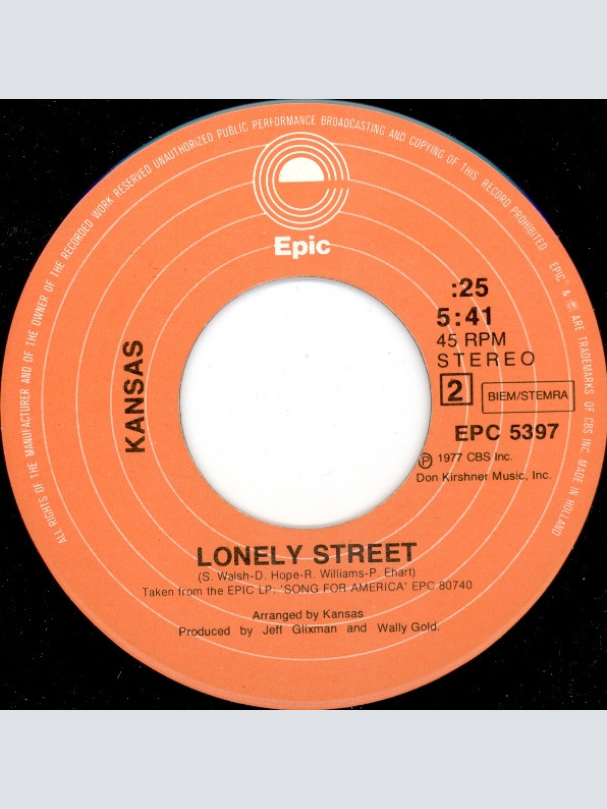 Vinyl / Kansas (2) - What's On My Mind