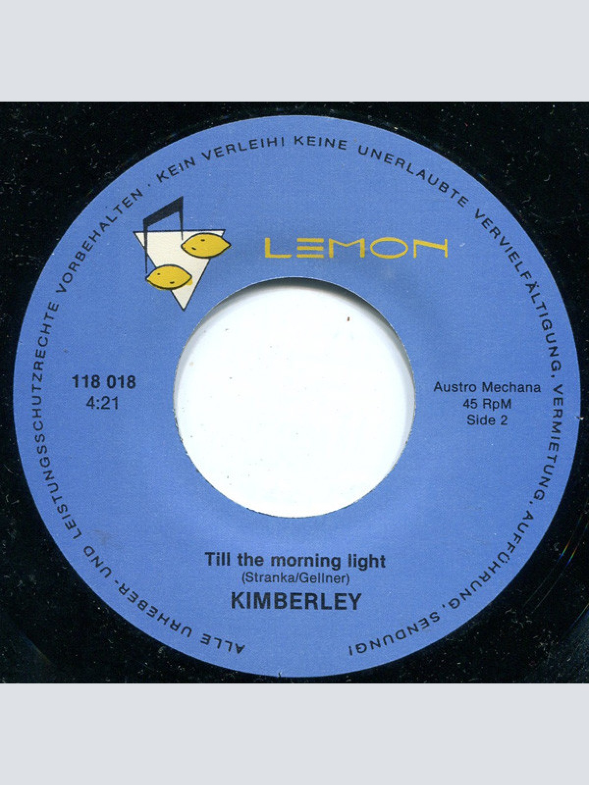 Vinyl / Kimberley (4) - As Long As The World Is Turning Round