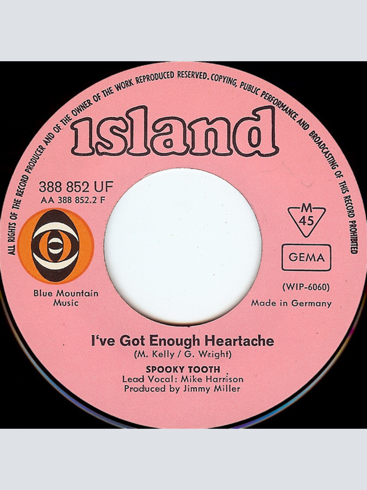 Vinyl / Spooky Tooth - Son Of Your Father / I've Got Enough Heartache