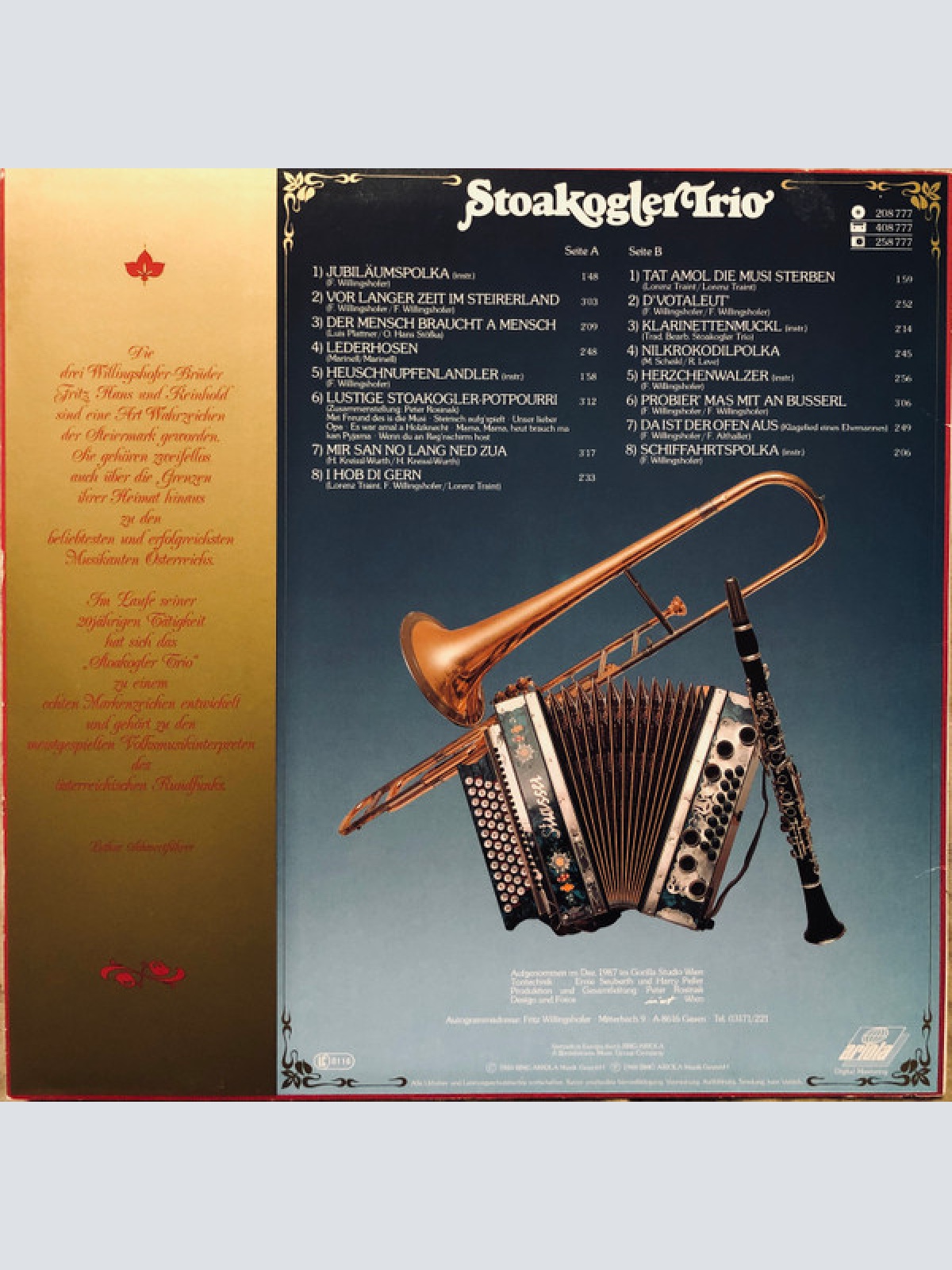 Vinyl / Stoakogler Trio - 20 Jahre Stoakogler Trio