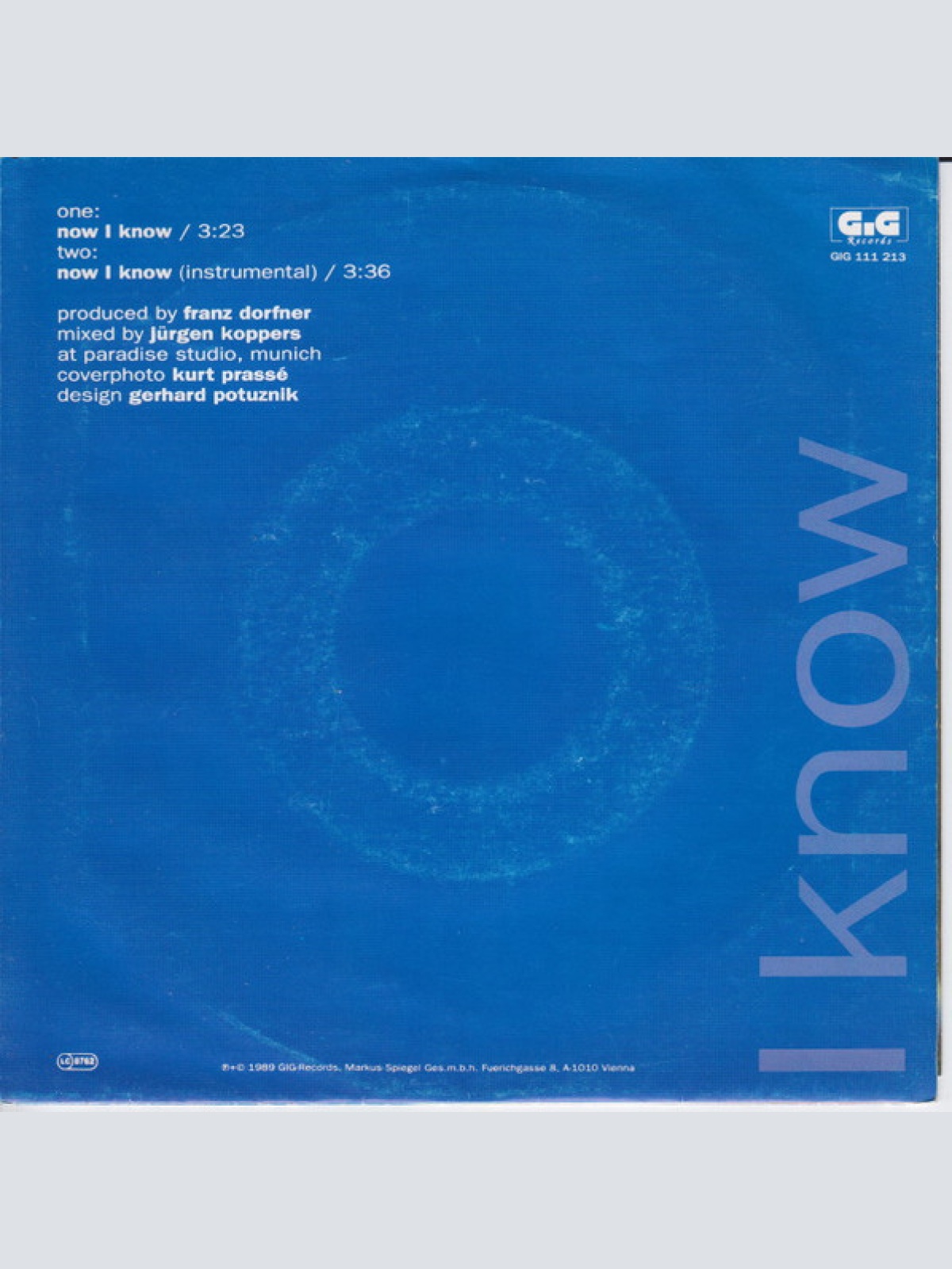 Vinyl / Hype (6) - Now I Know