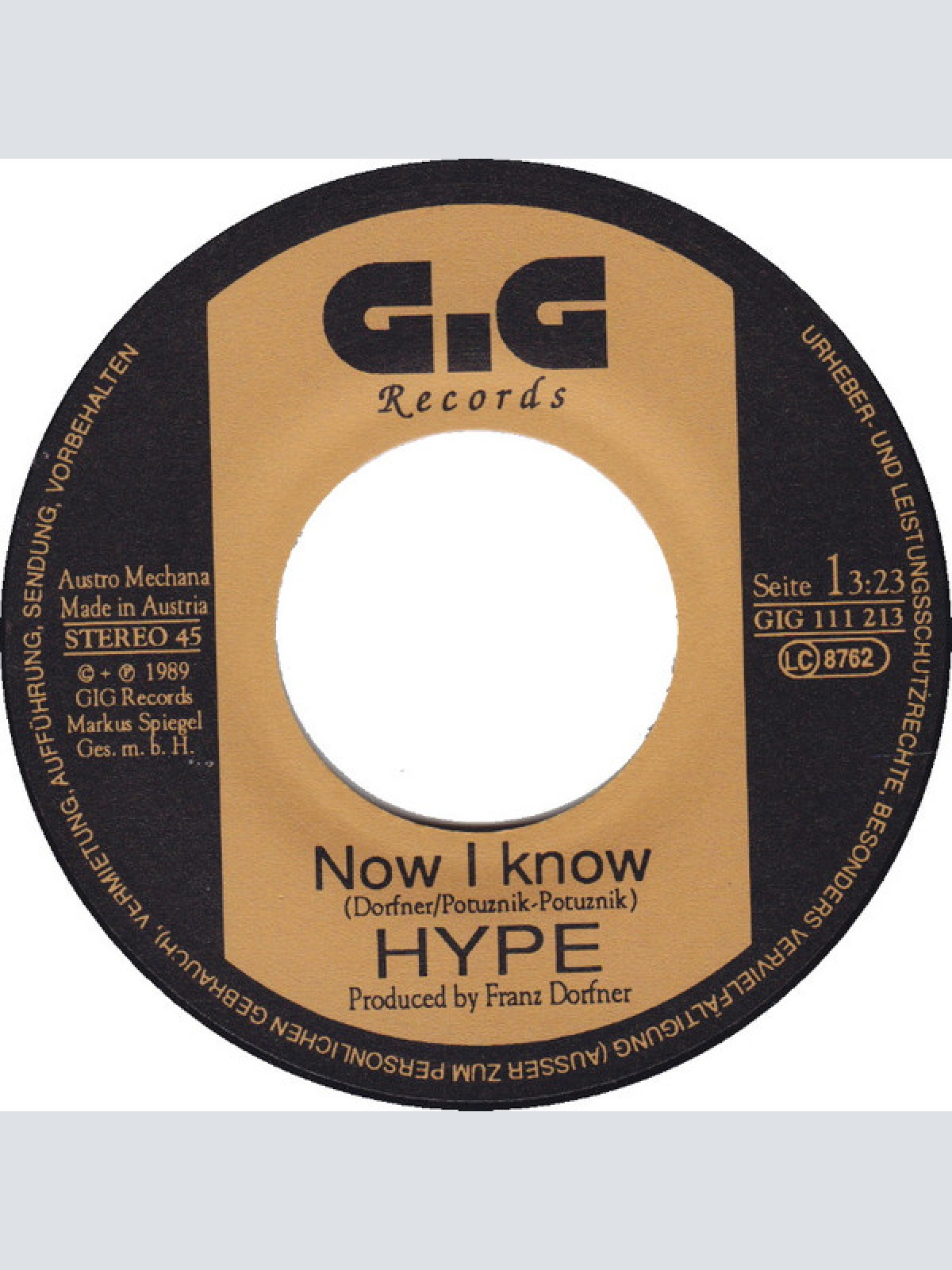 Vinyl / Hype (6) - Now I Know