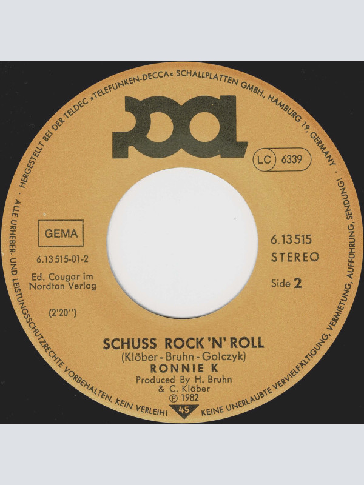 Vinyl / Ronnie K - Tom Dooley