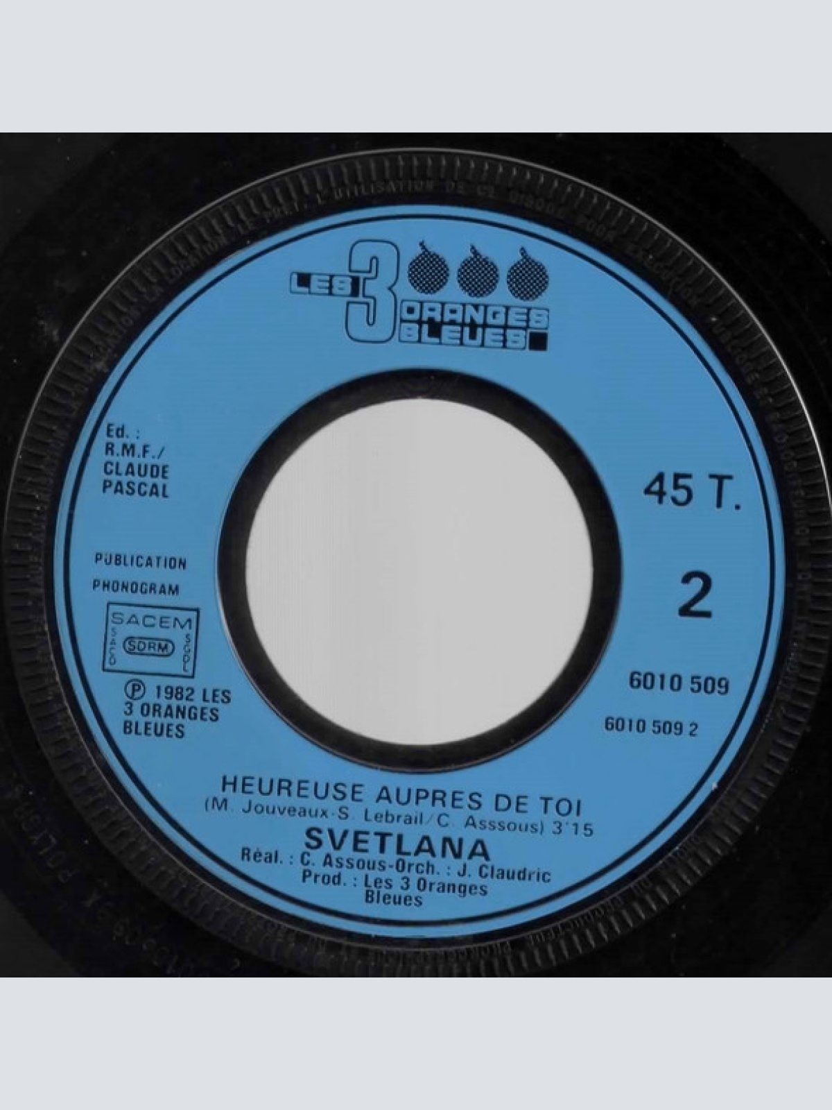 Vinyl / Svetlana - Cours Après Le Temps