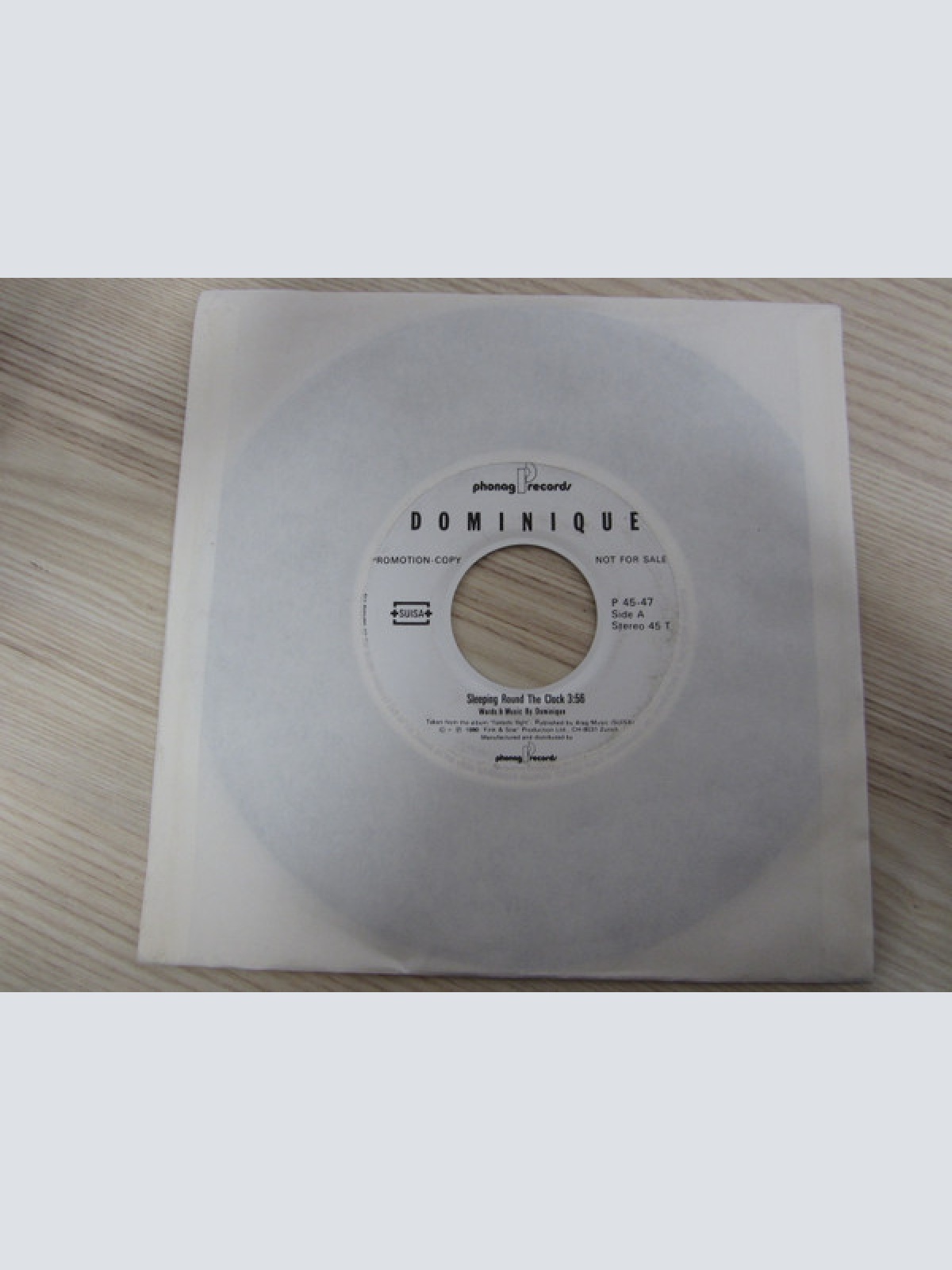 Vinyl / Dominique Jean-Marc Alioth - Sleeping Round The Clock