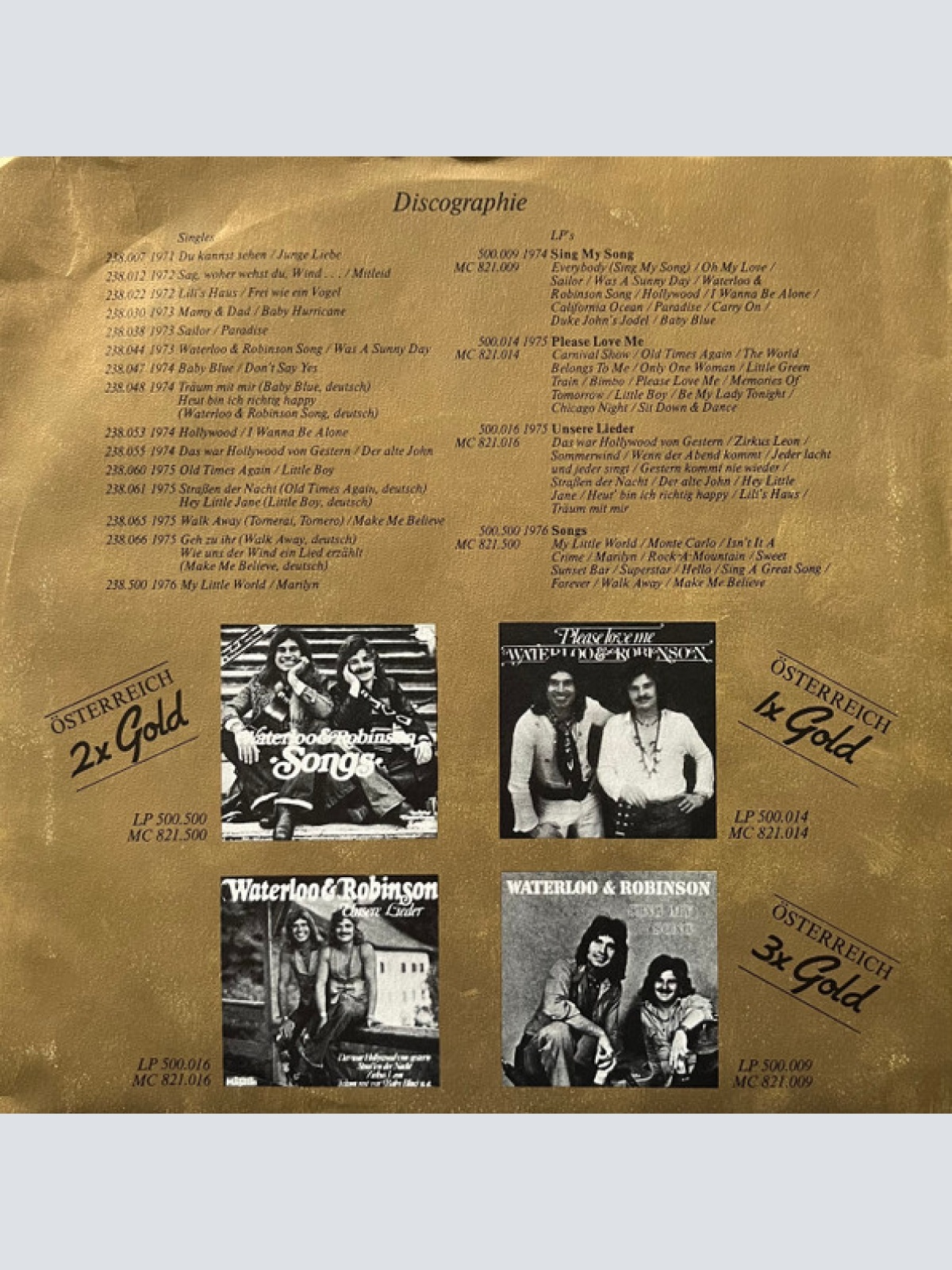 Vinyl / Waterloo & Robinson - Danke Schön