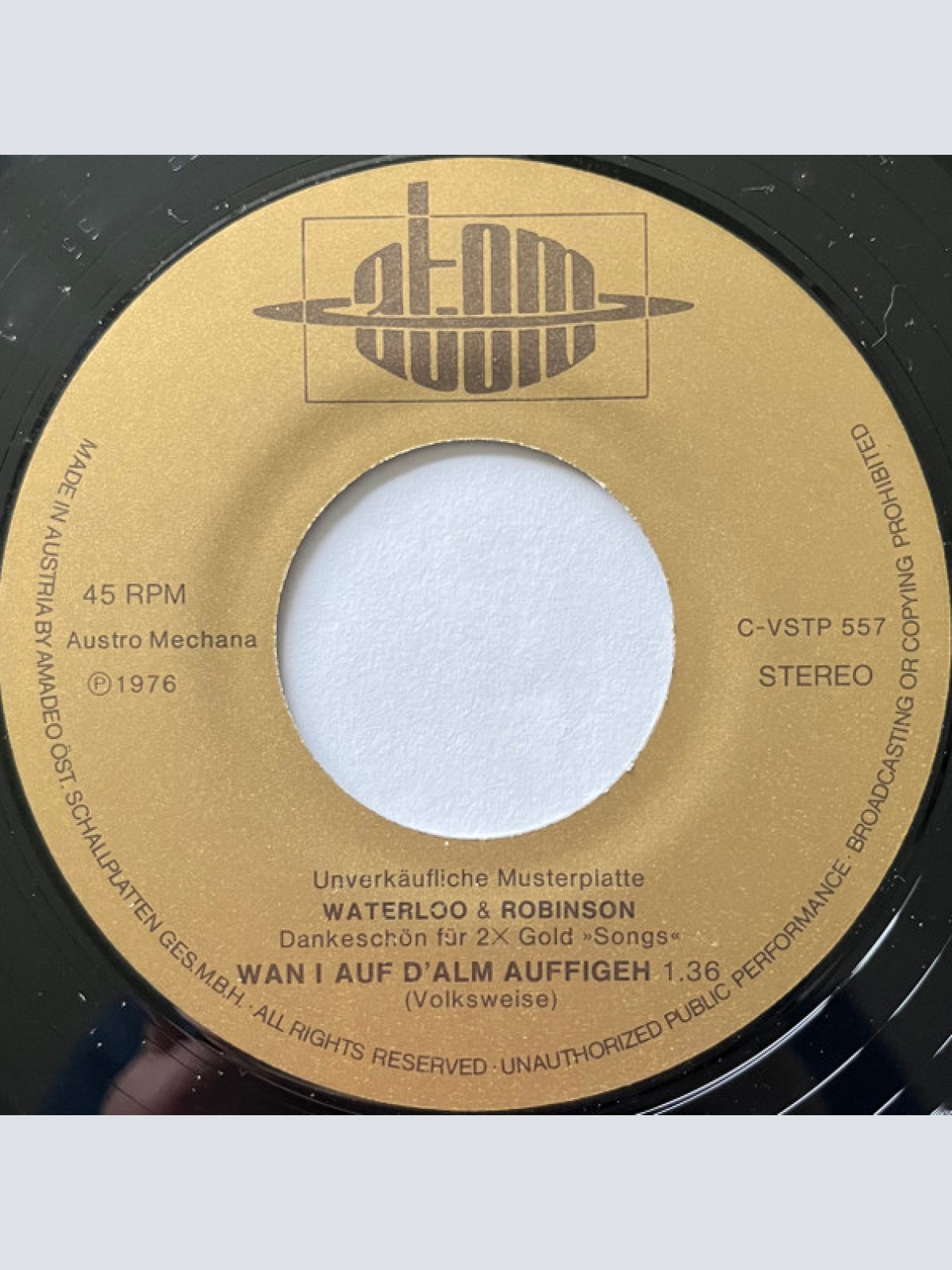 Vinyl / Waterloo & Robinson - Danke Schön