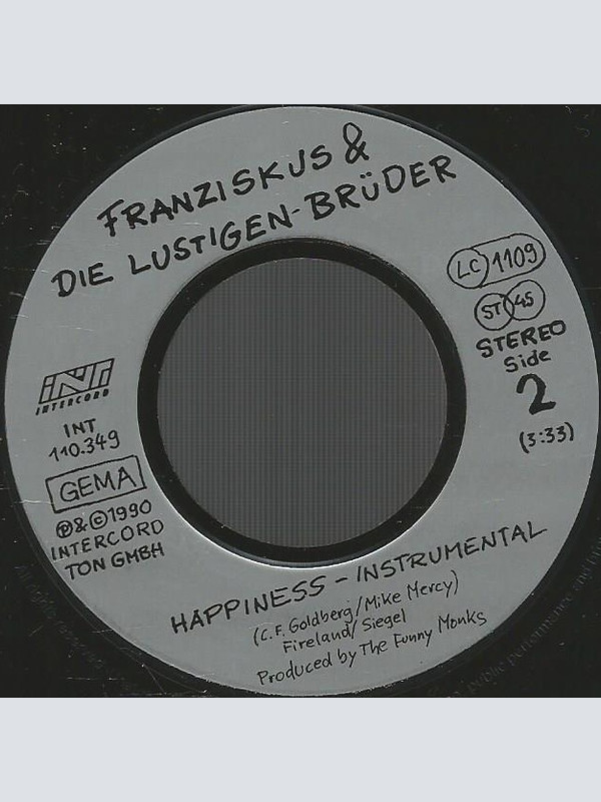 Vinyl / Franziskus & Die Lustigen Brüder - Happiness