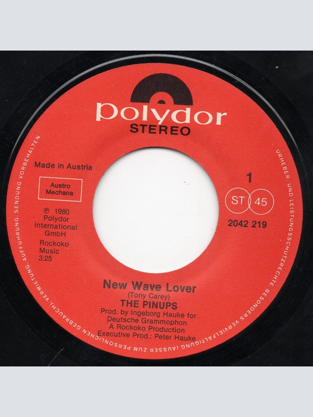 Vinyl / The Pinups - New Wave Lover
