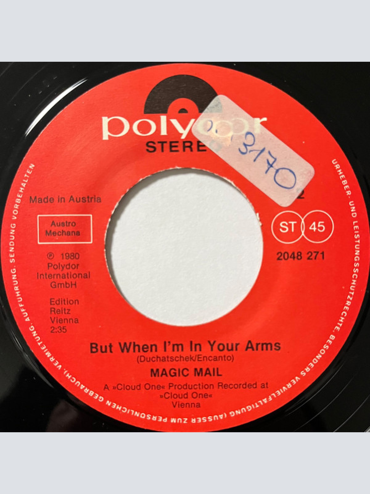 Vinyl / Magic Mail - Doch Bin Ich Nah' Bei Dir / But When I'm In Your Arms