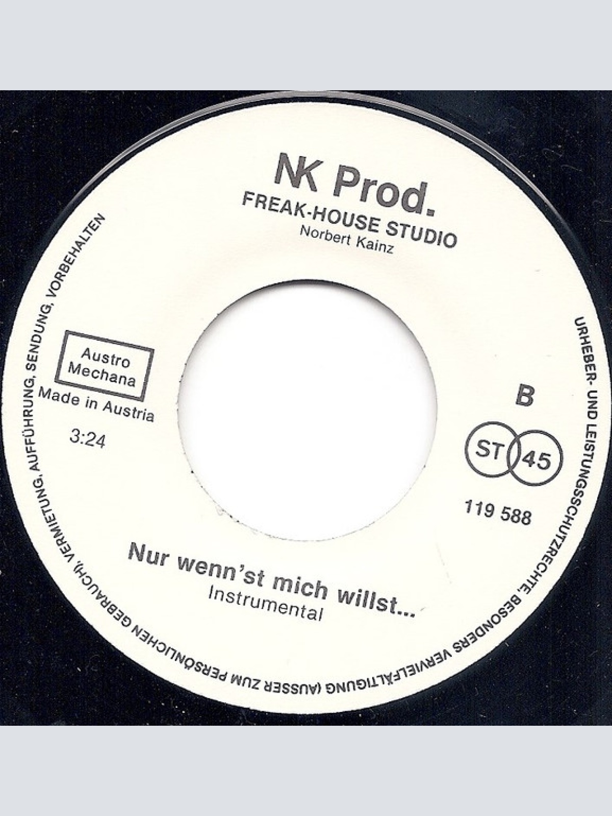 Vinyl / Norbert Kainz - Nur Wenn Du Mich Willst...