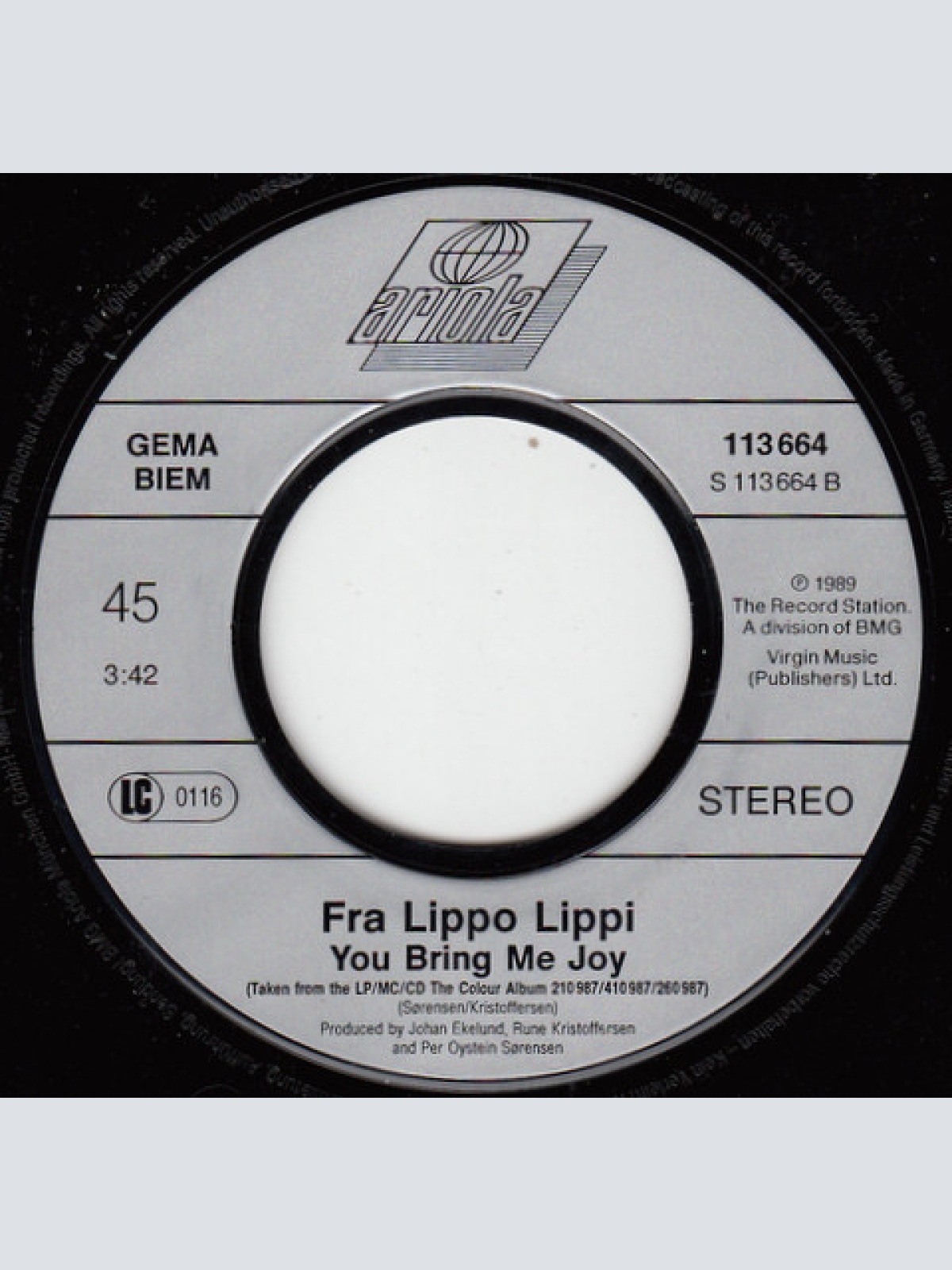 Vinyl / Fra Lippo Lippi - A Little Rain Must Fall