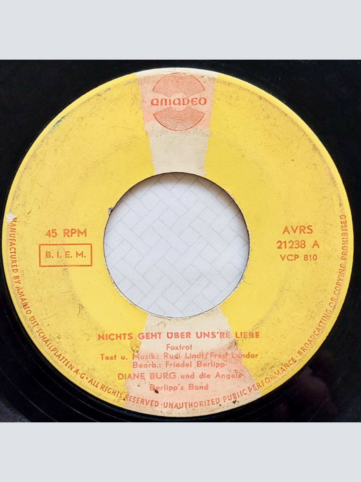 Vinyl / Diane Burg - Nichts Geht Über Uns're Liebe / Music-Man