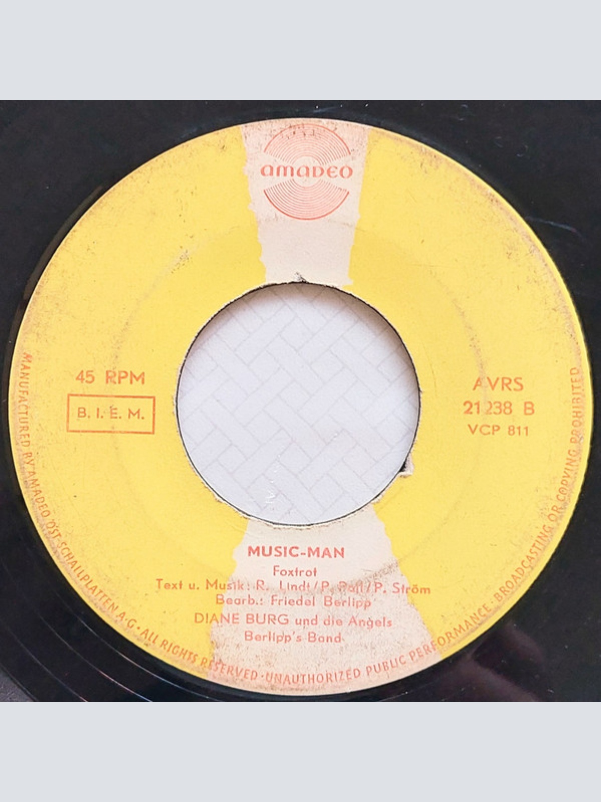 Vinyl / Diane Burg - Nichts Geht Über Uns're Liebe / Music-Man