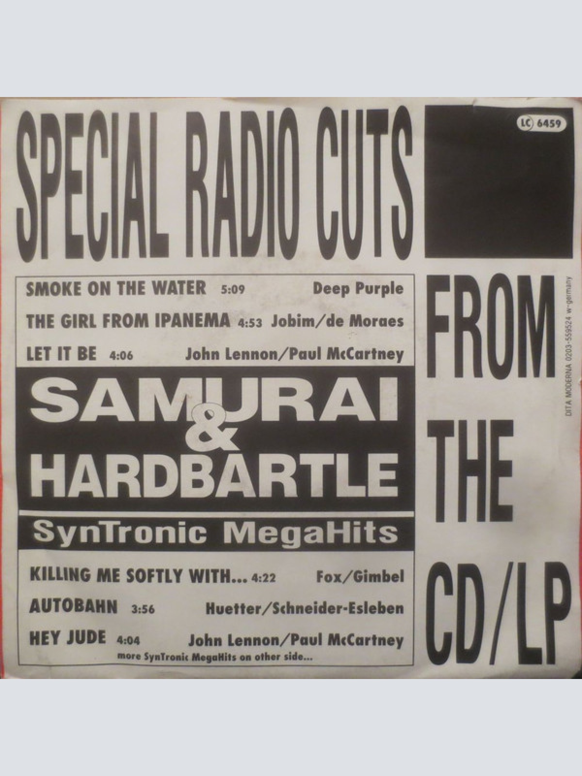 Vinyl / Samurai* & Hardbartle* - Girl From Ipanema