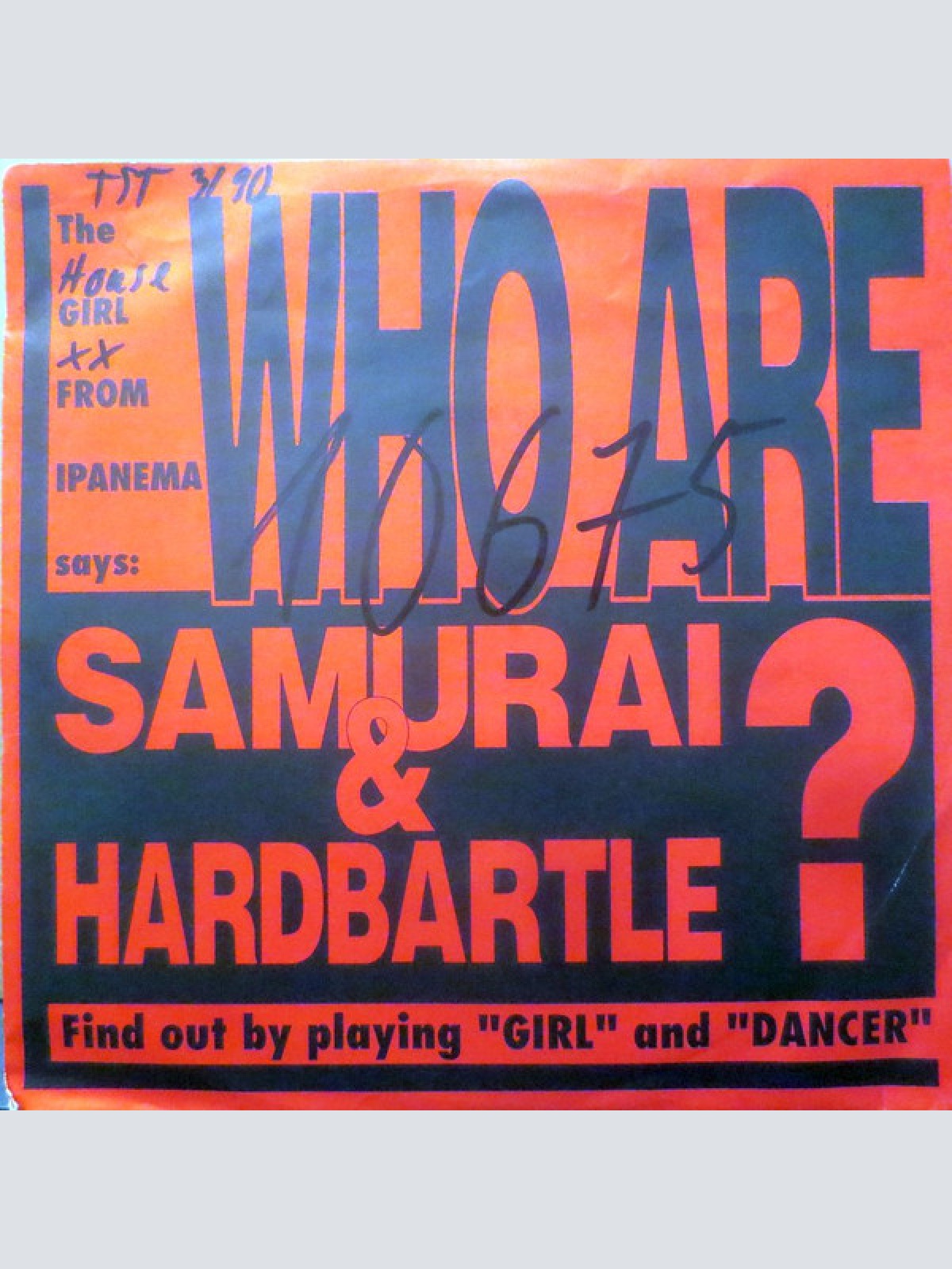 Vinyl / Samurai* & Hardbartle* - Girl From Ipanema