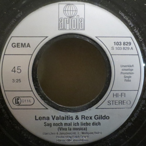 Vinyl / Lena Valaitis & Rex Gildo - Sag Noch Mal Ich Liebe Dich