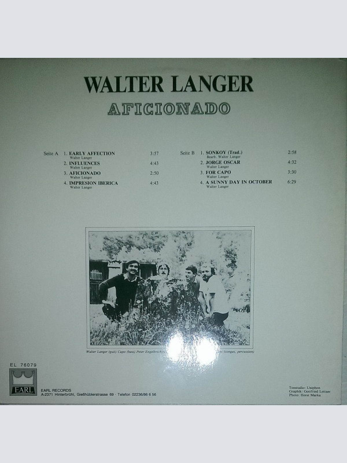 Vinyl / Walter Langer (2) - Aficionado