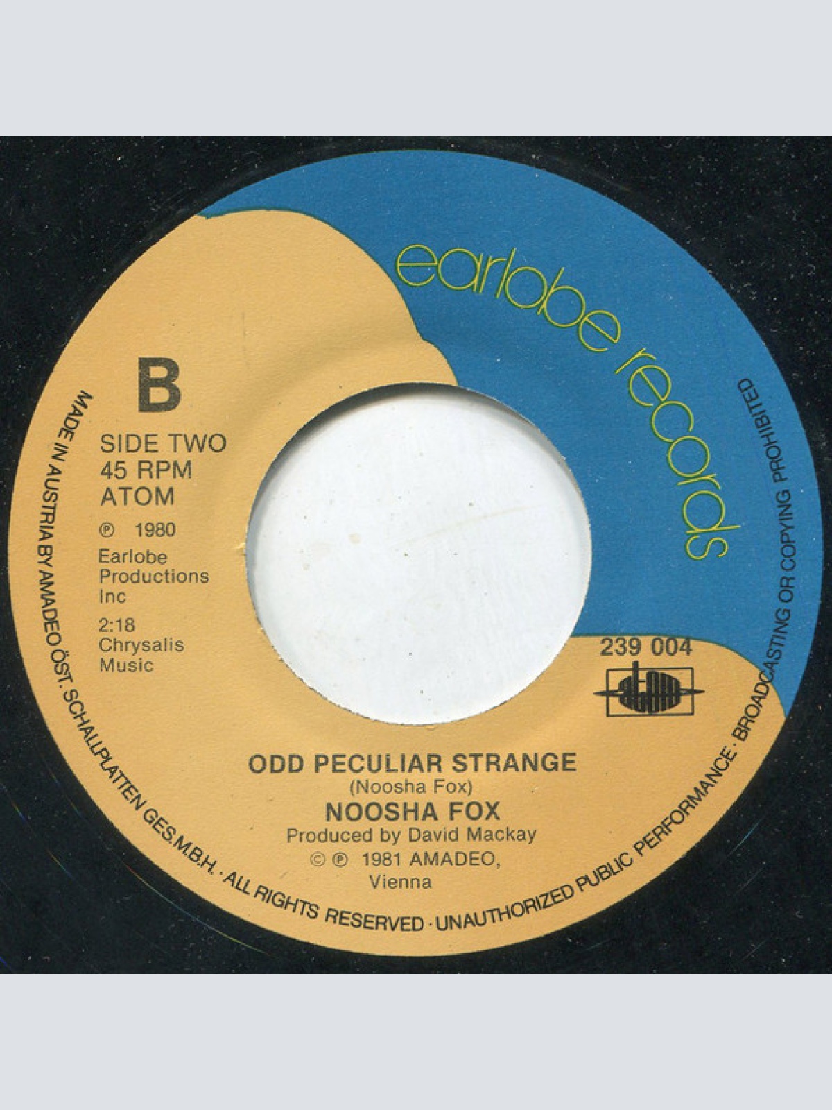 Vinyl / Noosha Fox - More Than Molecules