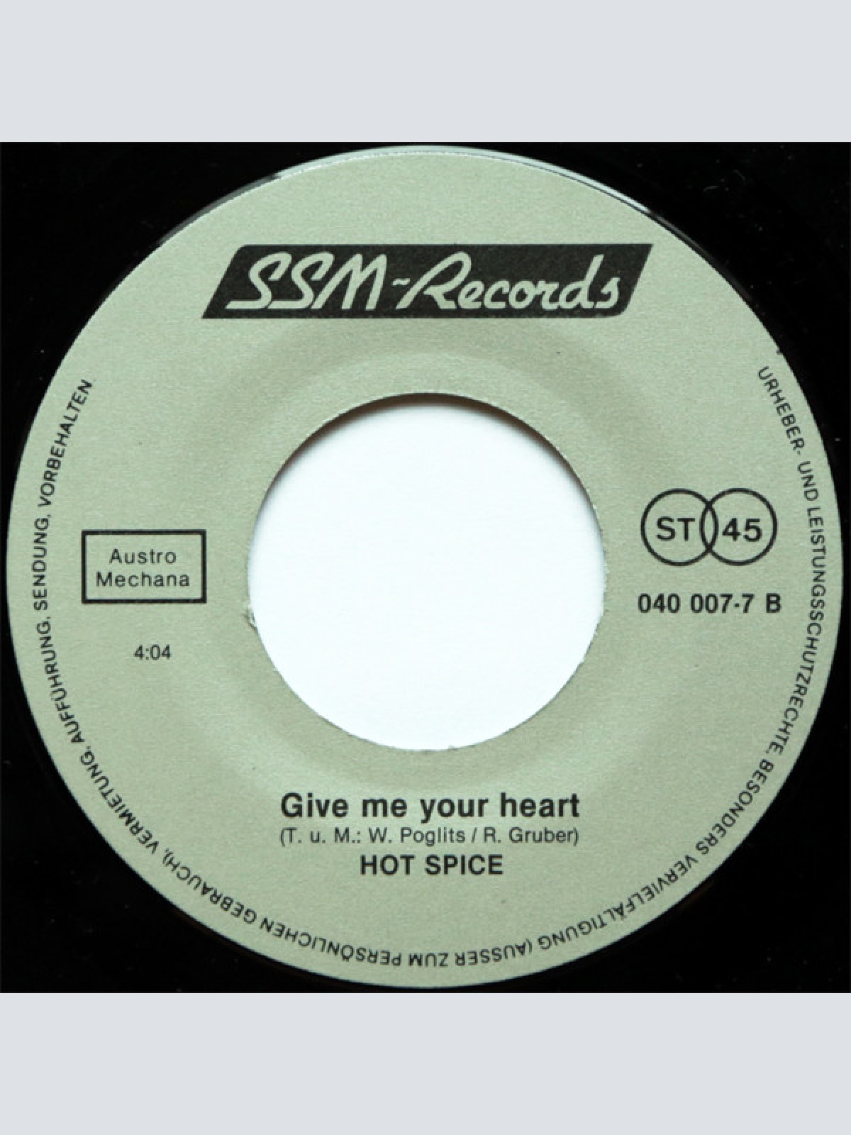 Vinyl / Hot Spice (2) - Say Yeah!