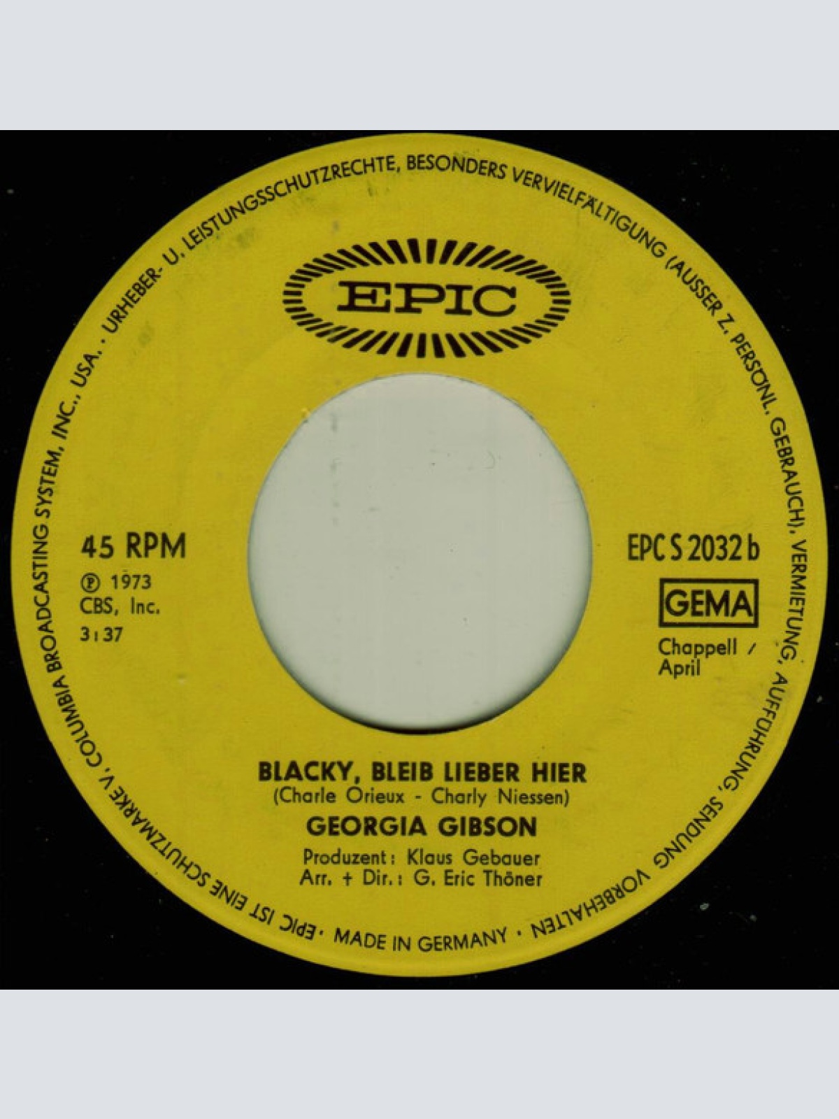 Vinyl / Georgia Gibson - Es Kann Schön Sein Auf Der Welt