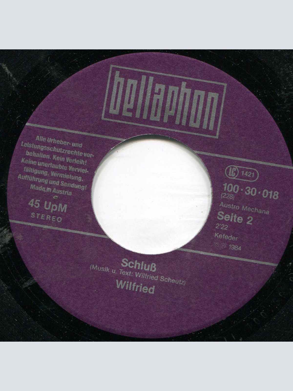 Vinyl / Wilfried - Weit, So Weit