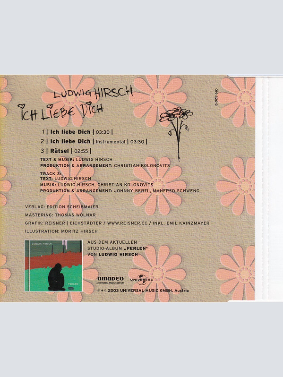 CD / Ludwig Hirsch - Ich Liebe Dich