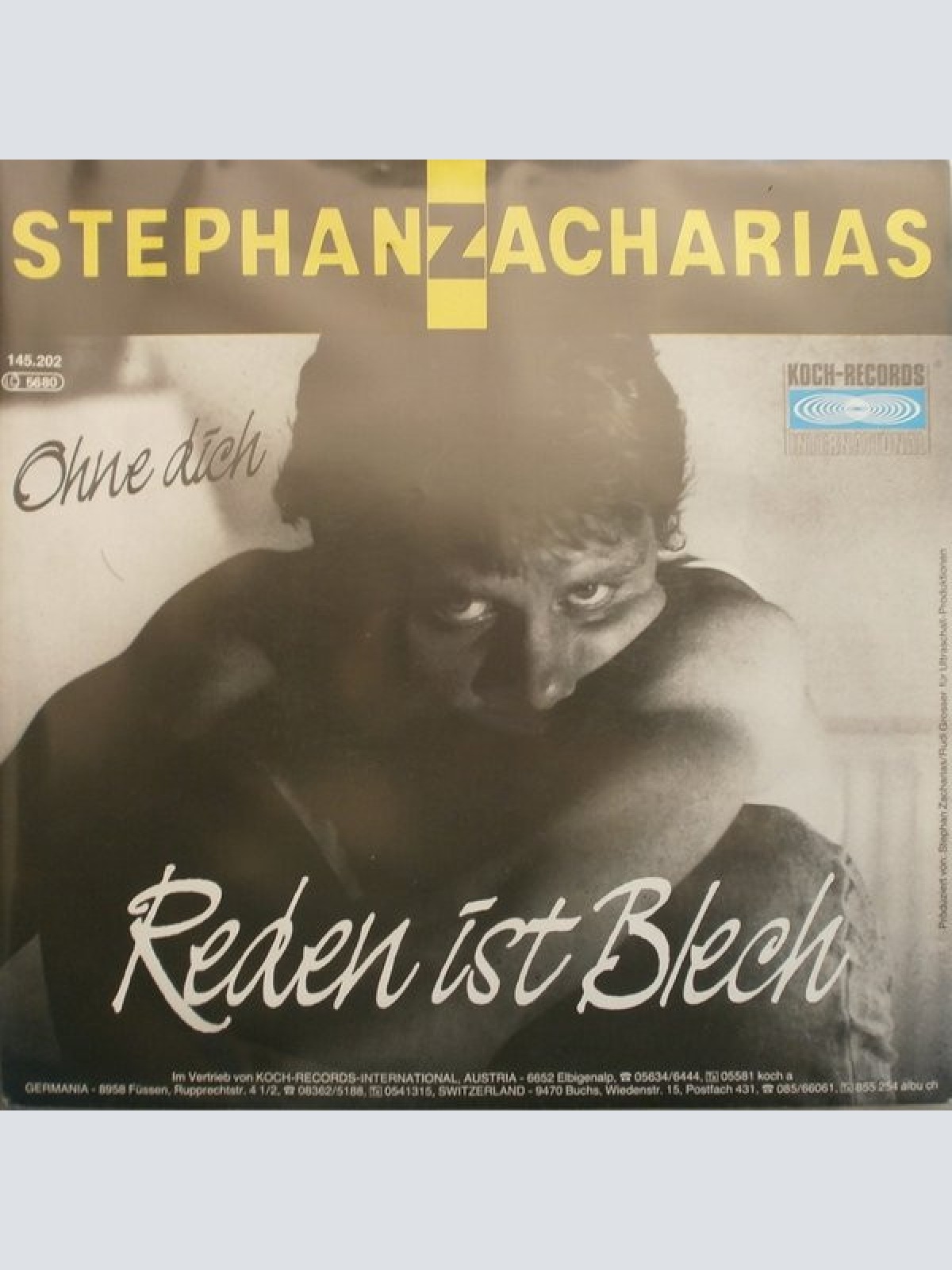 Vinyl / Stephan Zacharias - Reden Ist Blech