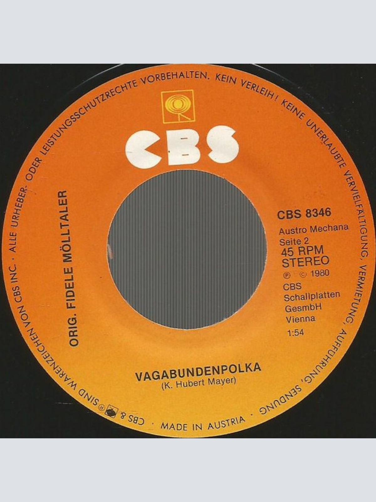 Vinyl / Orig. Fidele Mölltaler* - Warum Nur, Das Frag Ich Dich