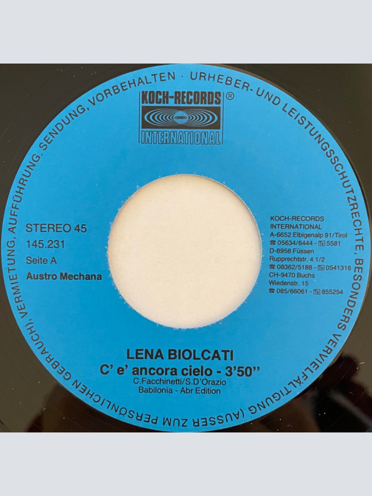 Vinyl / Lena Biolcati - C'È Ancora Cielo