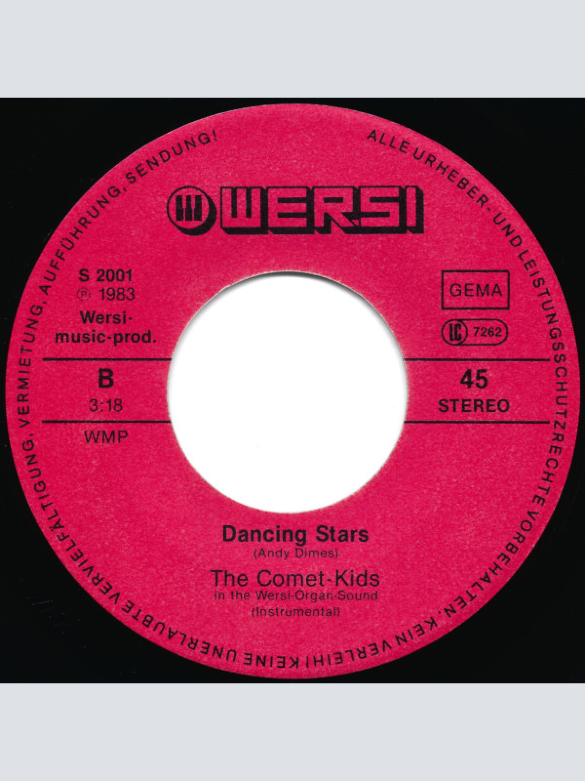 Vinyl / The Comet-Kids - Flyin' With The Rocket