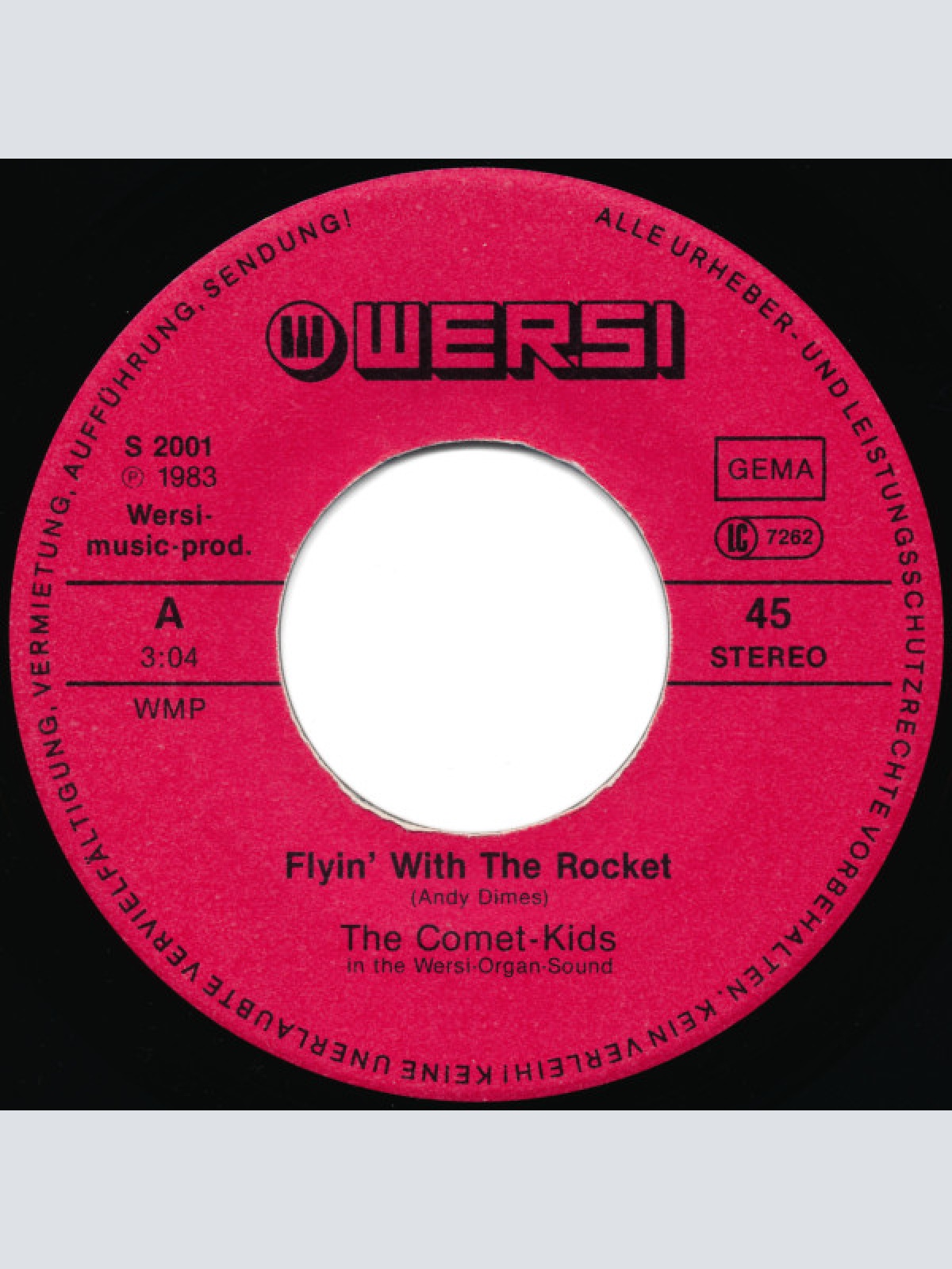 Vinyl / The Comet-Kids - Flyin' With The Rocket