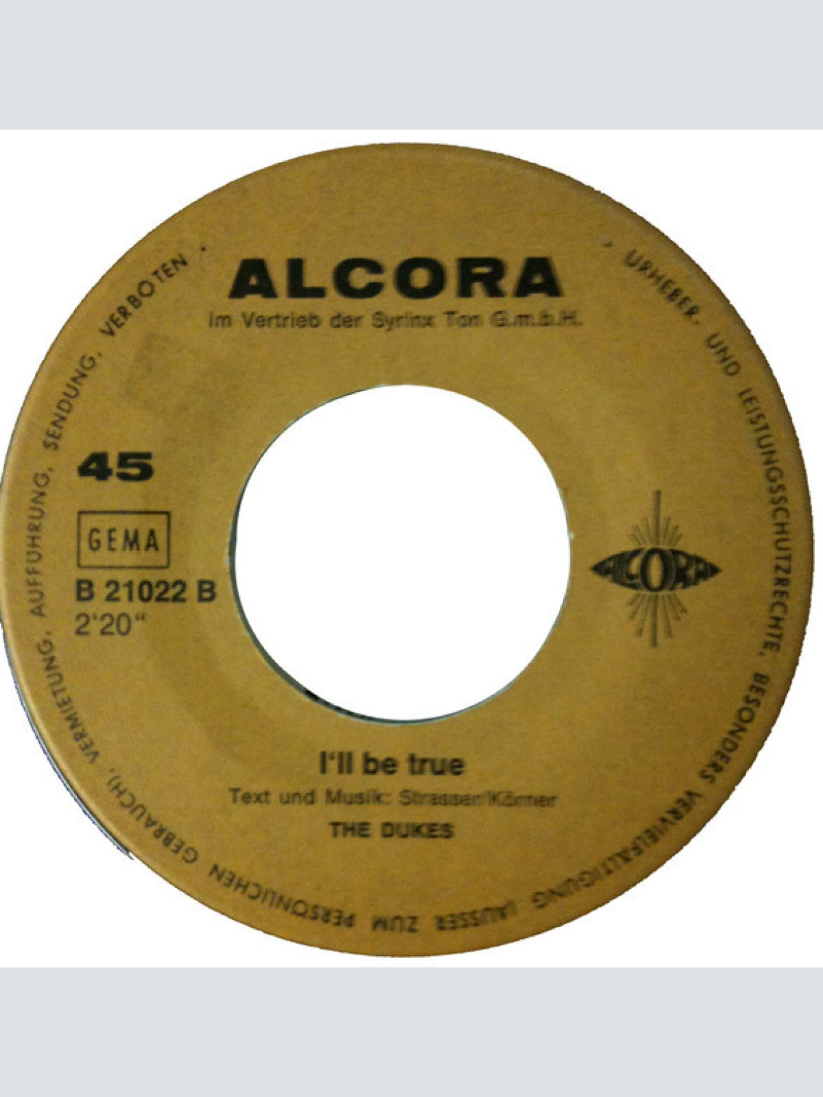 Vinyl / The Dukes (3) - Vera Petruschka