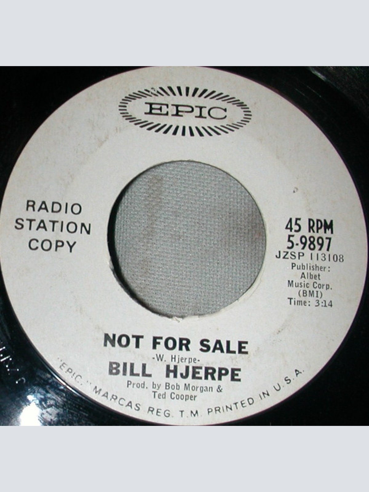 Vinyl / Bill Hjerpe - Navigation Blues