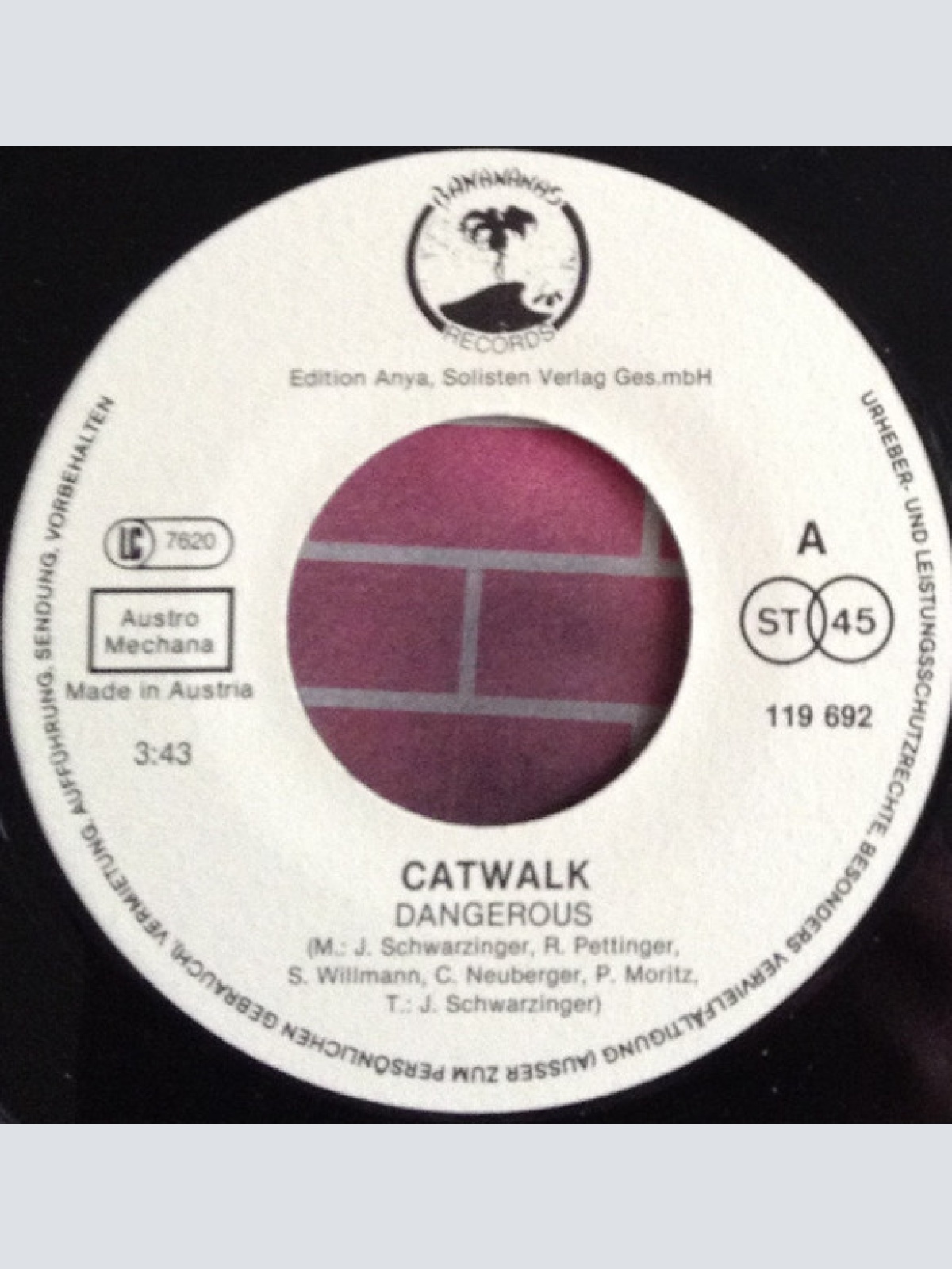 Vinyl / Catwalk (7) - Dangerous