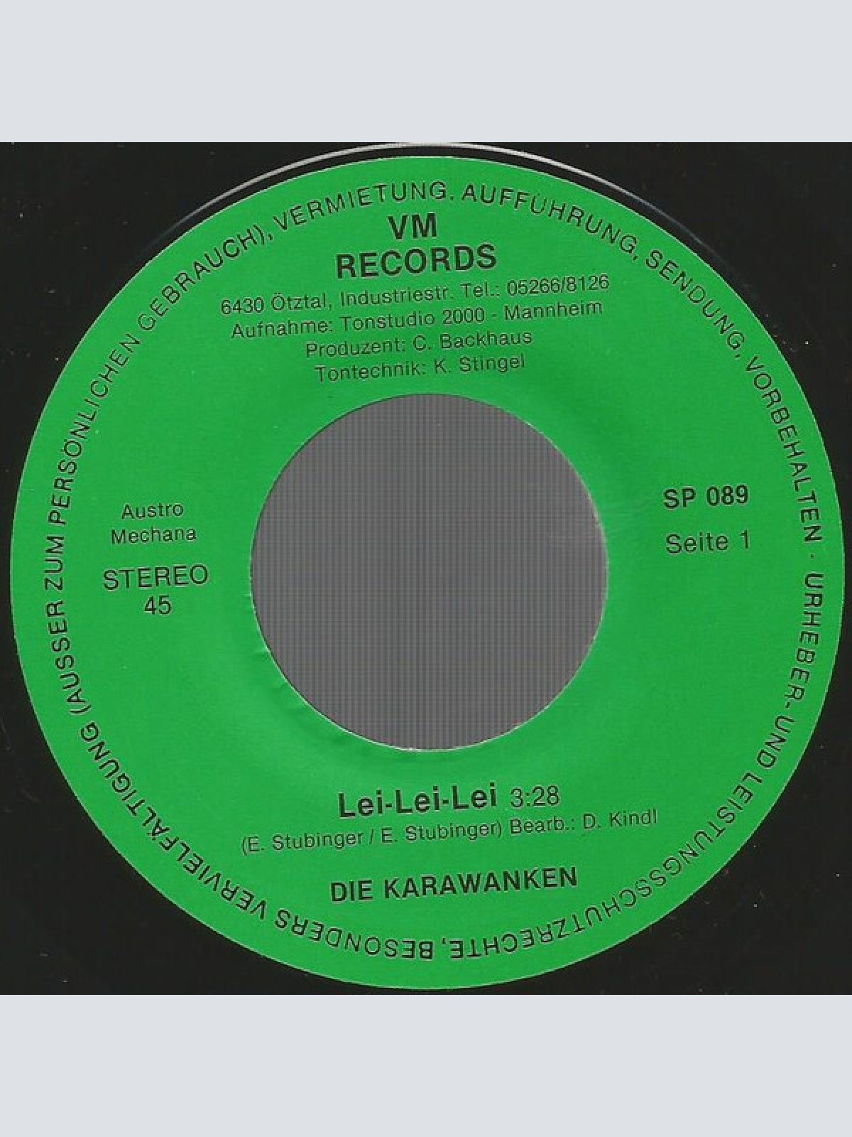 Vinyl / Karawanken* - Lei-Lei-Lei