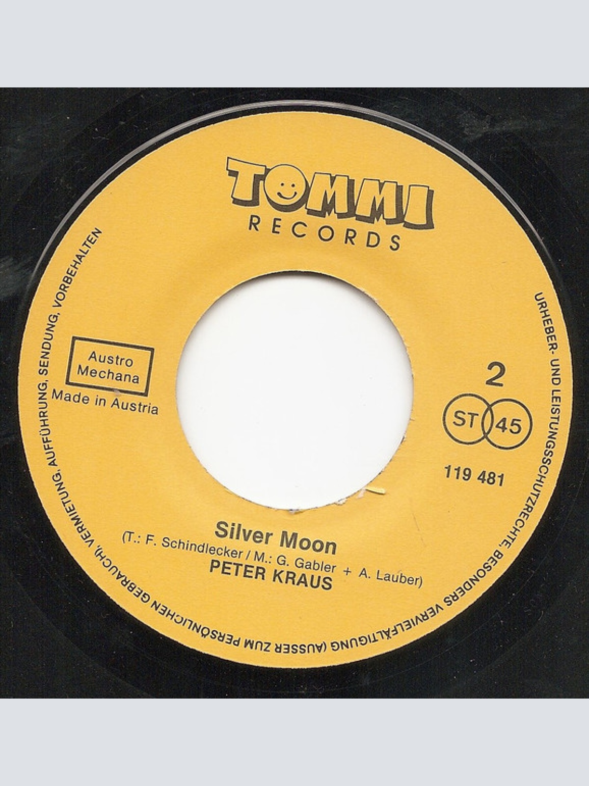 Vinyl / Peter Kraus - Wop-baba-luba