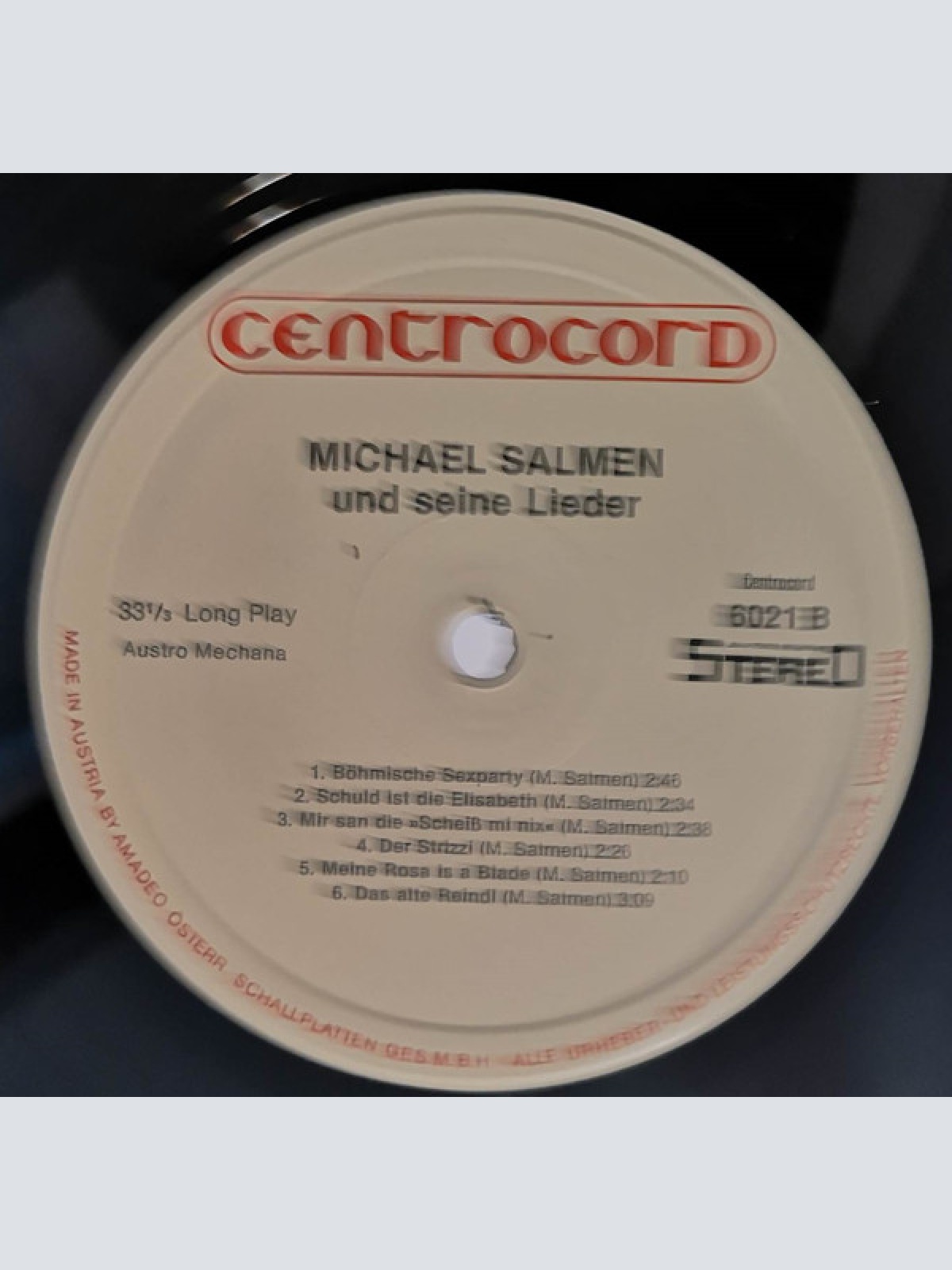 Vinyl / Michael Salmen - Michael Salmen Und Seine Lieder