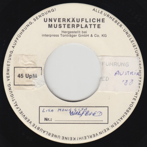 Vinyl / Wilfried - Lisa Mona Lisa