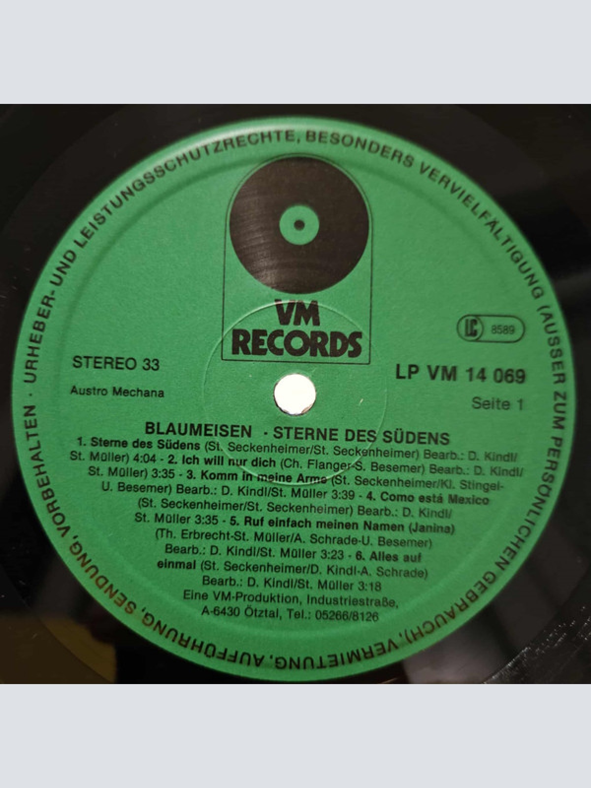 Vinyl / Blaumeisen - Sterne Des Südens