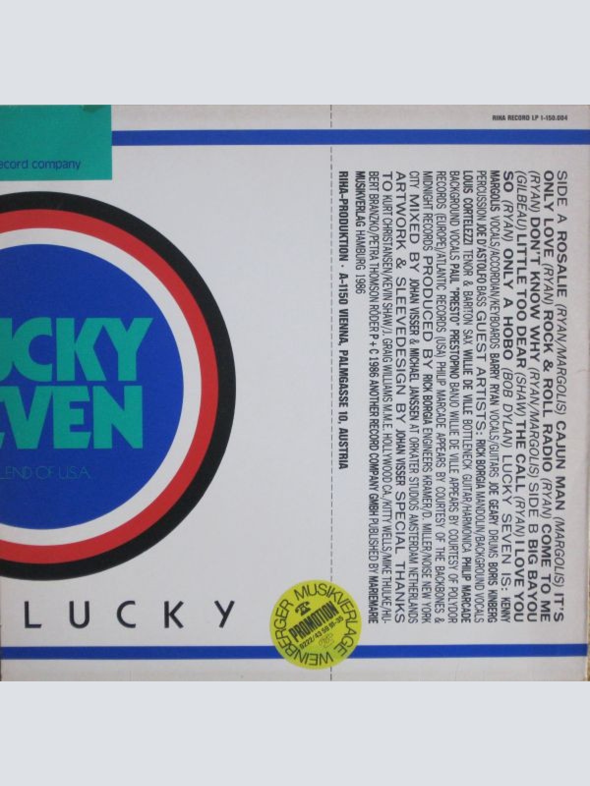 Vinyl / Lucky Seven - Get Lucky