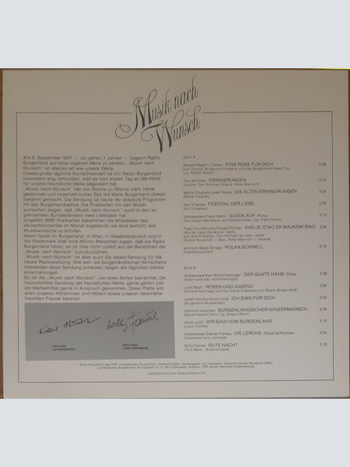 Vinyl / Various - Musik Nach Wunsch