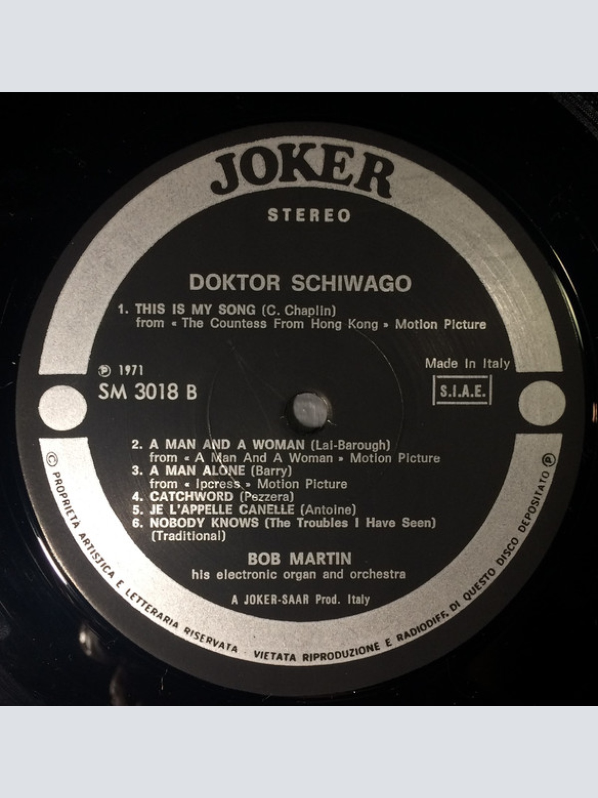 Vinyl / Bob Martin Orchestra - Doktor Schiwago