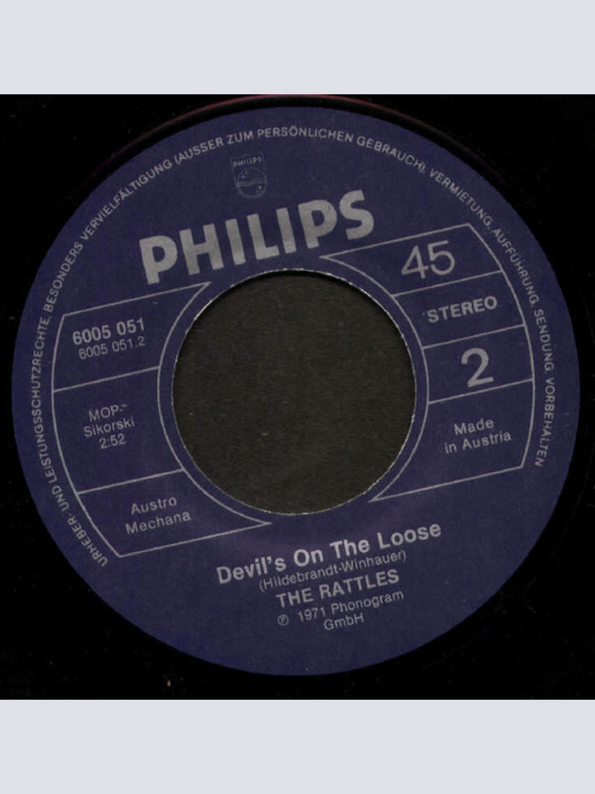 Vinyl / The Rattles - The Witch