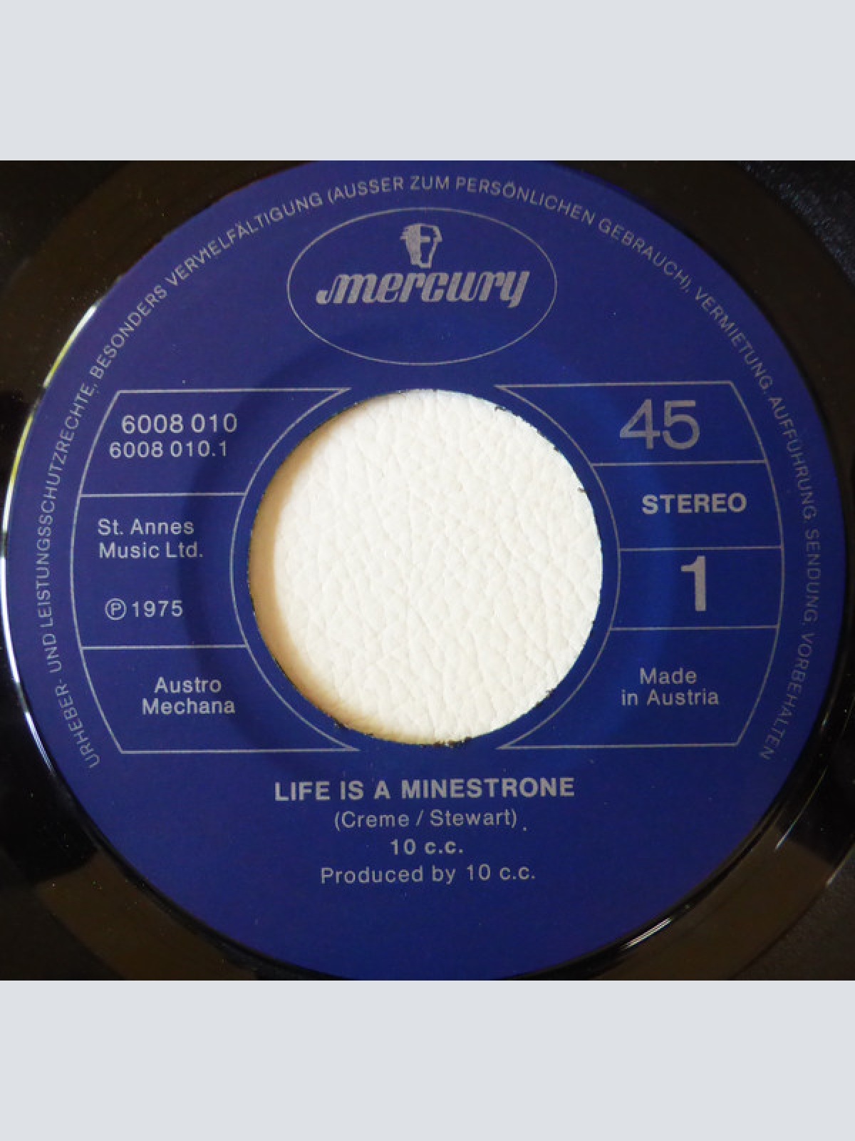 Vinyl / 10cc - Life Is A Minestrone