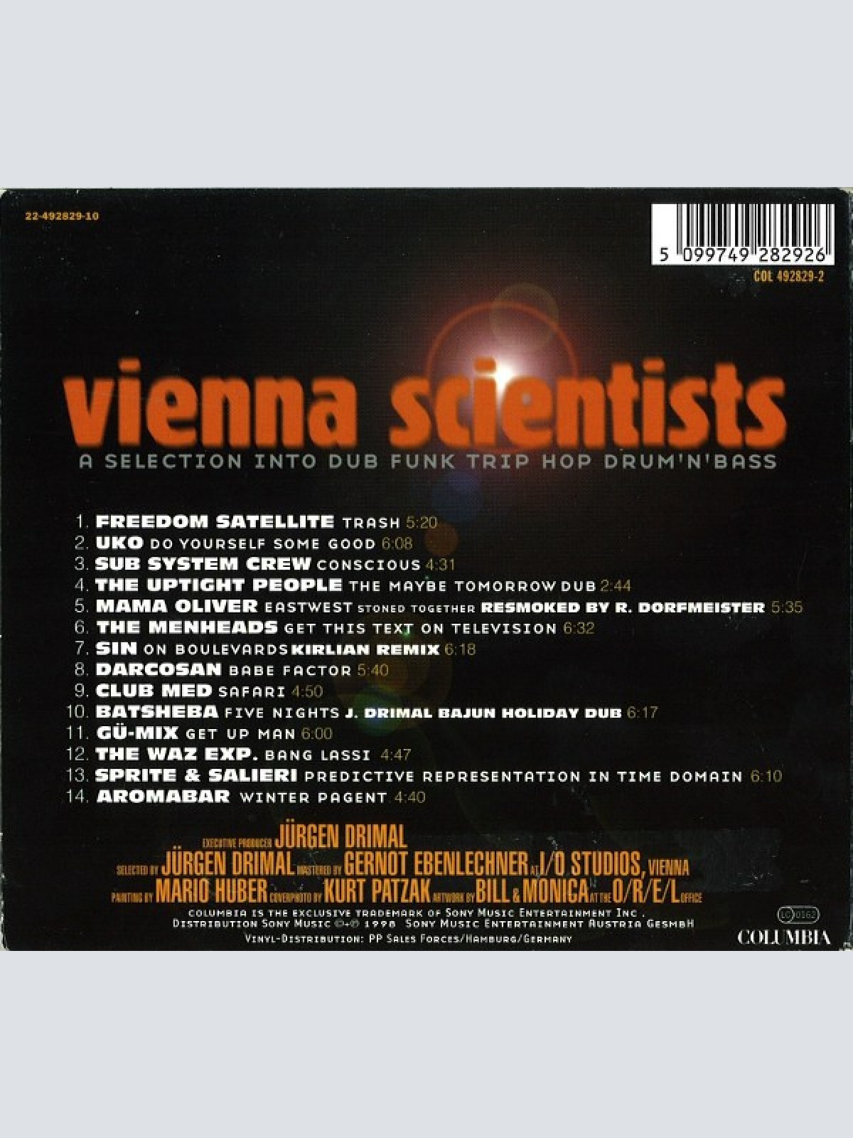 CD / Various - Vienna Scientists — A Selection Into Dub Funk Trip Hop Drum’n’Bass